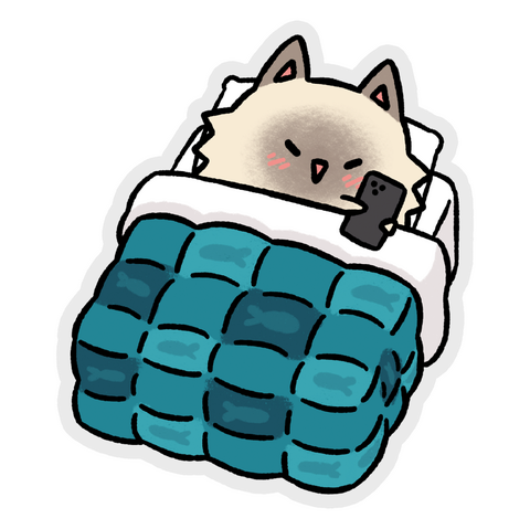 Sticker - Bed Blue