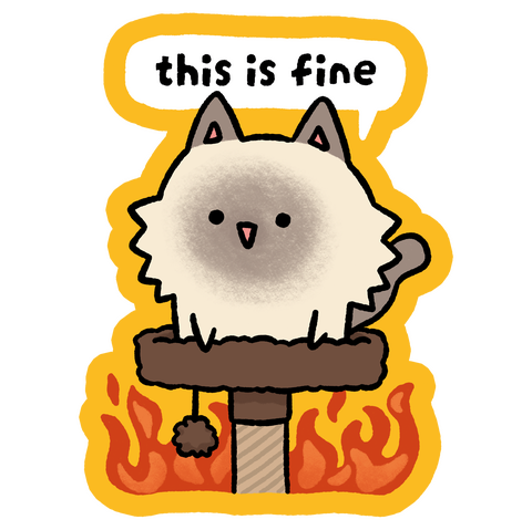 Sticker - This is fine